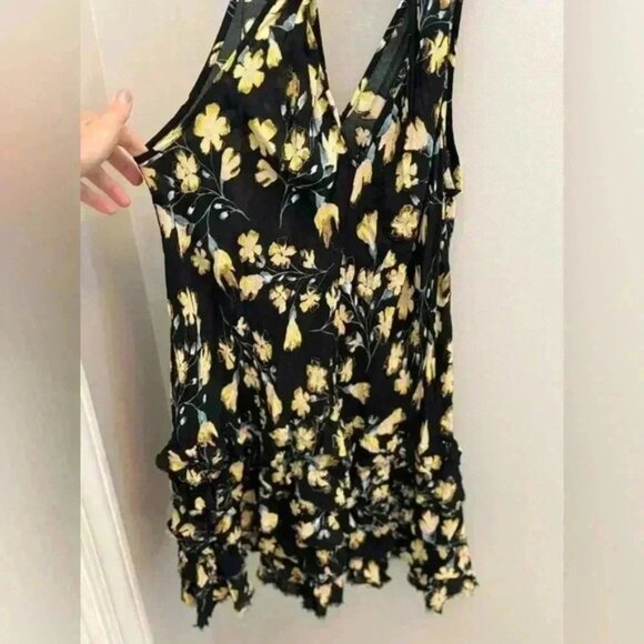 Intimately Free People Floral Mini Ruffle Swing Dress - Picture 9 of 11